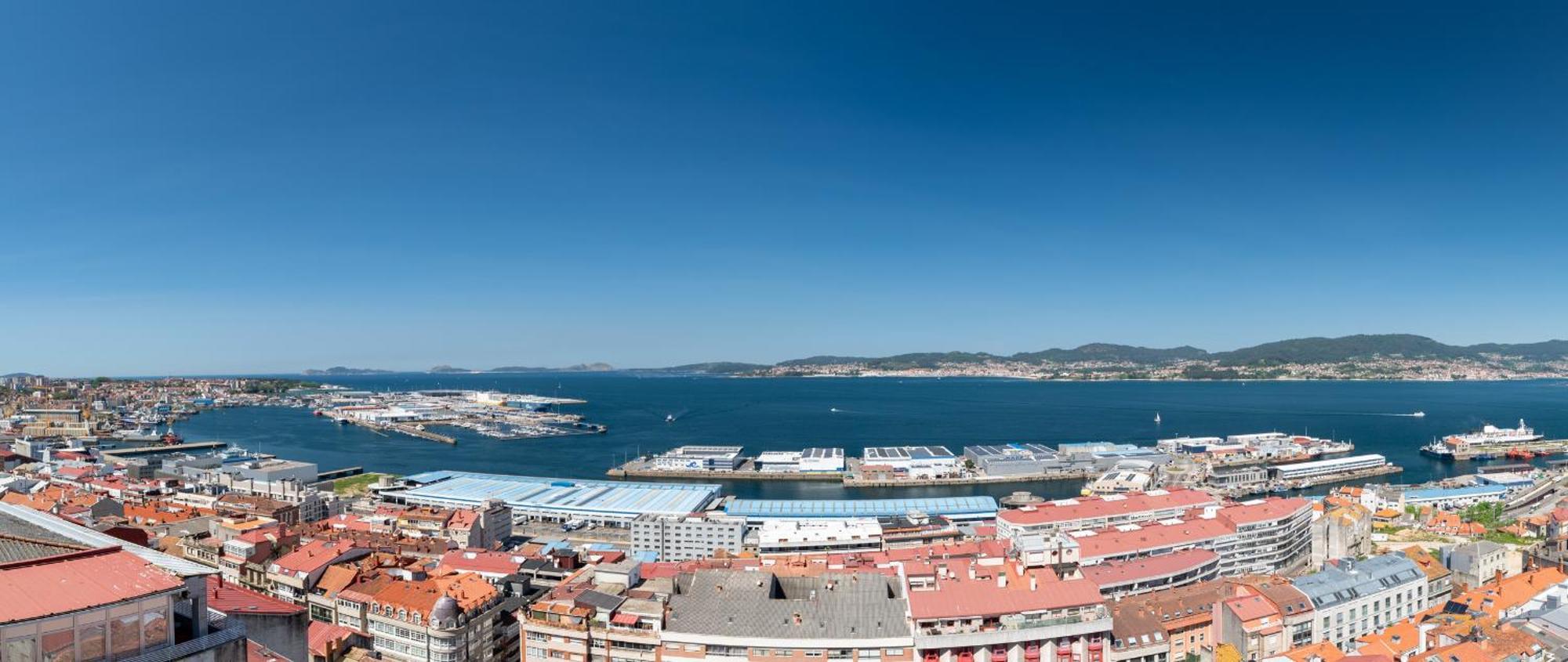 El Atico De La Ria Appartement Comarca de Comarca de Vigo Buitenkant foto