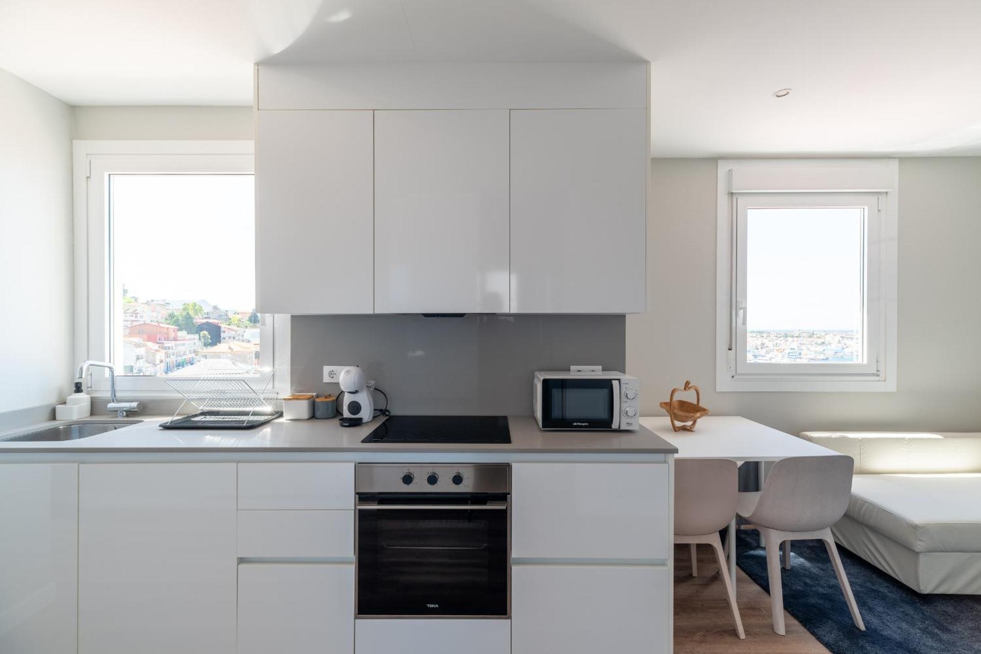 El Atico De La Ria Appartement Comarca de Comarca de Vigo Buitenkant foto