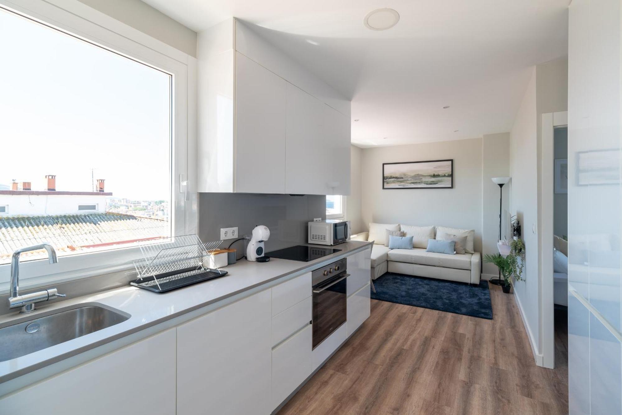 El Atico De La Ria Appartement Comarca de Comarca de Vigo Buitenkant foto